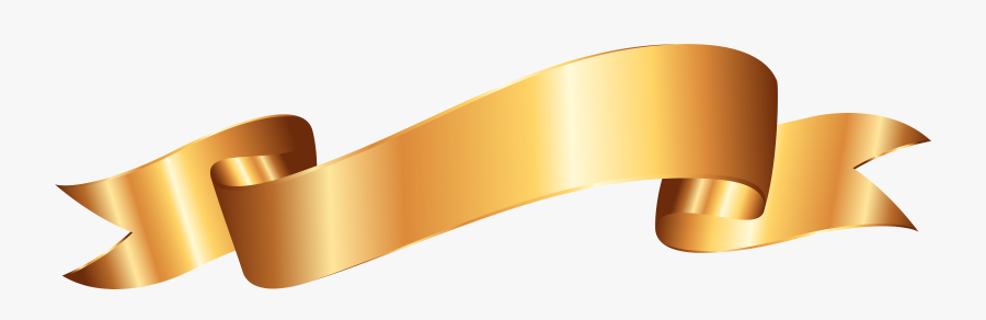 Gold Banner Png Clip - Gold Banner Clipart Png, Transparent Clipart