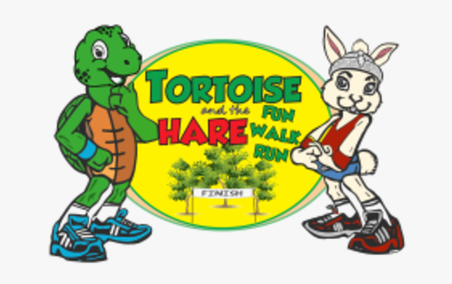 Tortoise And Hare Fun Walk Run - Tortoise Fun Run, Transparent Clipart