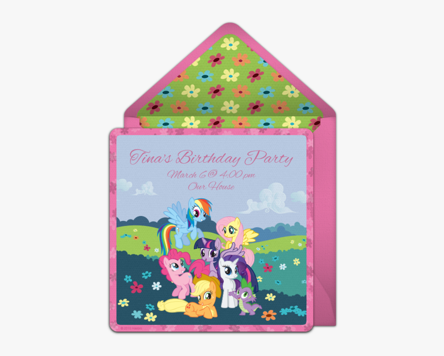 My Little Pony Invitations Elegant Free My Little Pony - My Little Pony Envelopes, Transparent Clipart