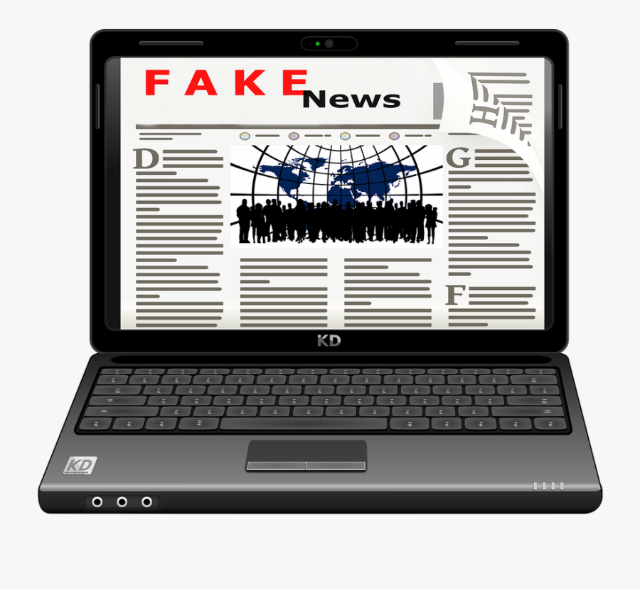 Picture - Fake News On Internet, Transparent Clipart