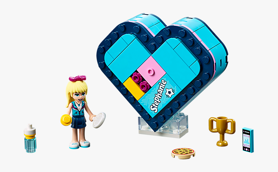 Stephanie"s Heart Box - Lego Friends Heart Box Stephanie, Transparent Clipart