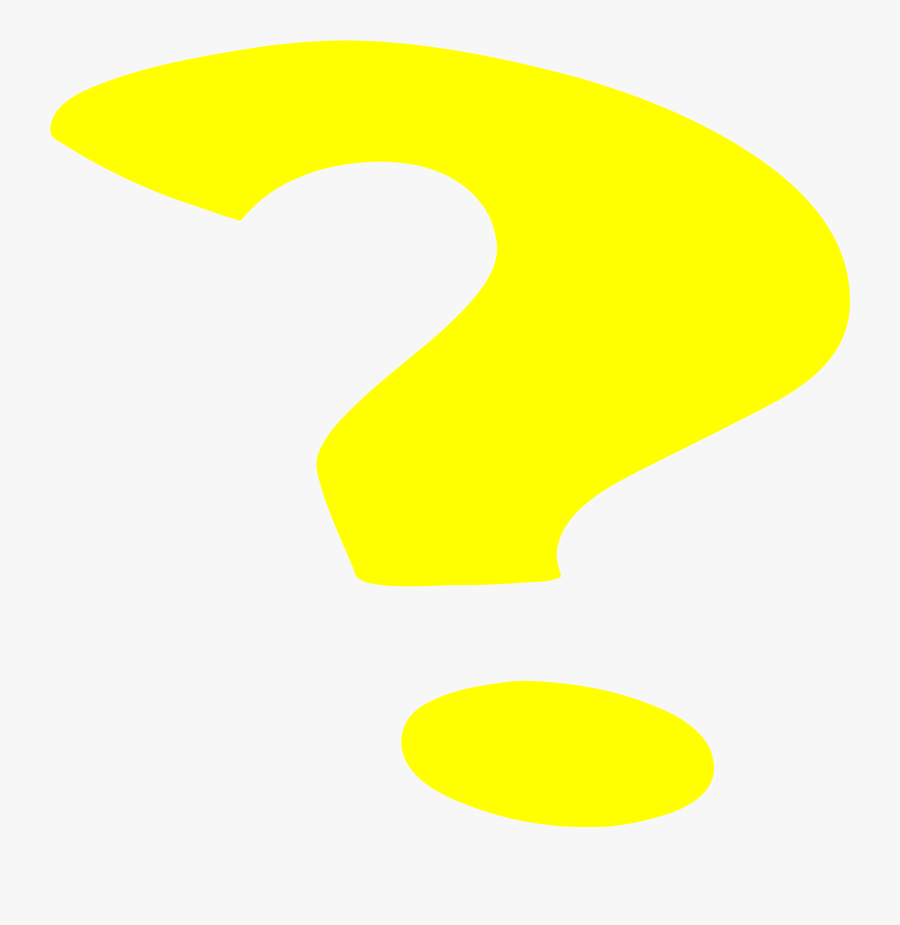 Yellow Question Mark Inside Red Circle Clip Art, Transparent Clipart