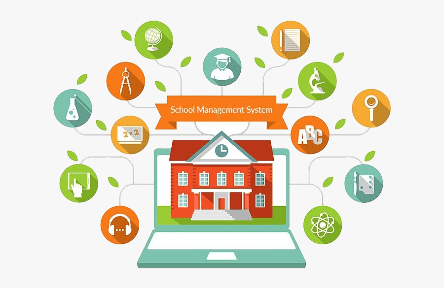 Online Digital Library Management System Software India - School Management System Icon, Transparent Clipart