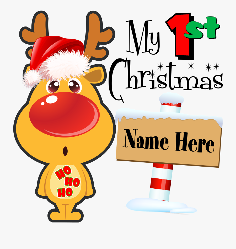 My First Christmas Transparent Background , Free Transparent Clipart