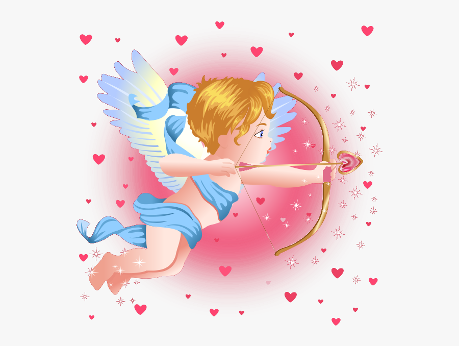 Cupid Angel Love Clip Art - Baby Angel With Arrow, Transparent Clipart