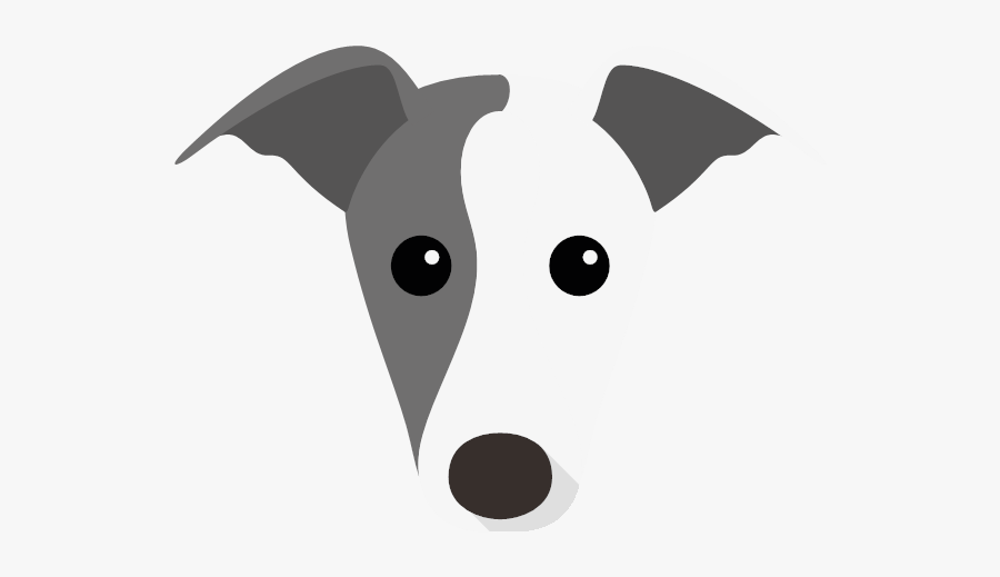 Yappicon - Whippet, Transparent Clipart