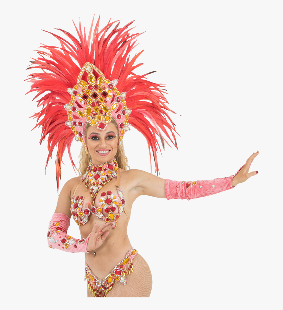 Asian Girl Dancing - Brazil Carnival Dancer Png, Transparent Clipart