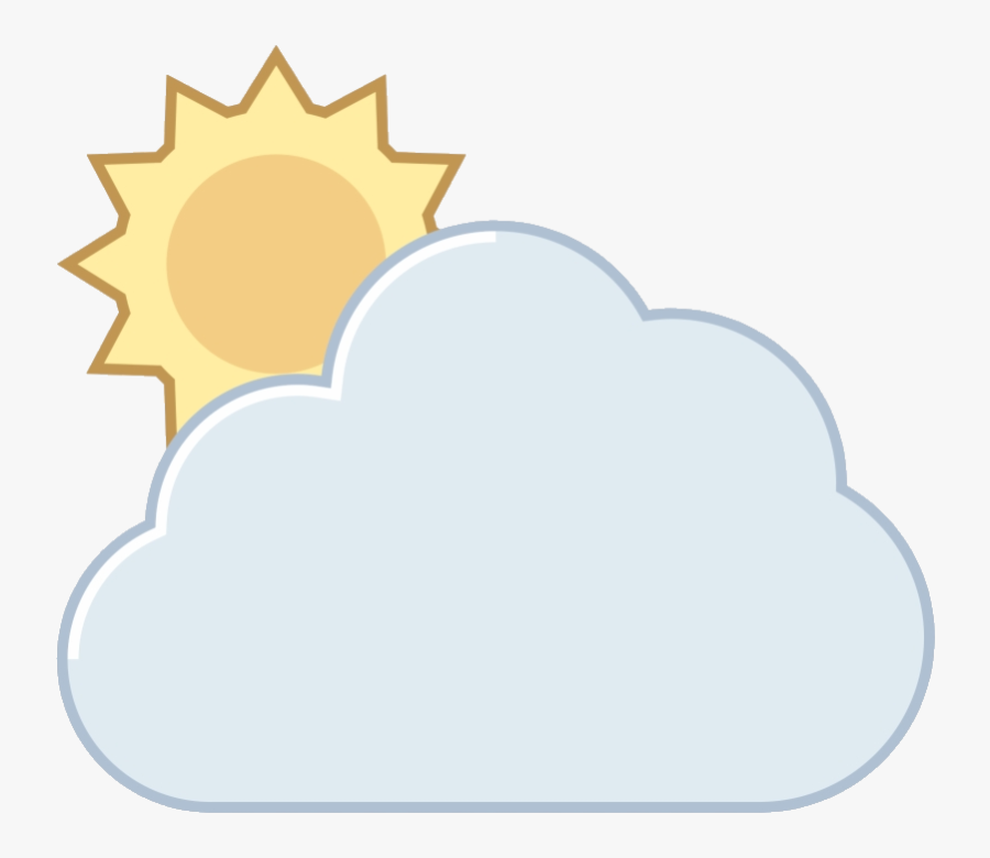 Partly Cloudy Free Weather Icon Fixed-gear Bicycle - Partly Cloudy, Transparent Clipart