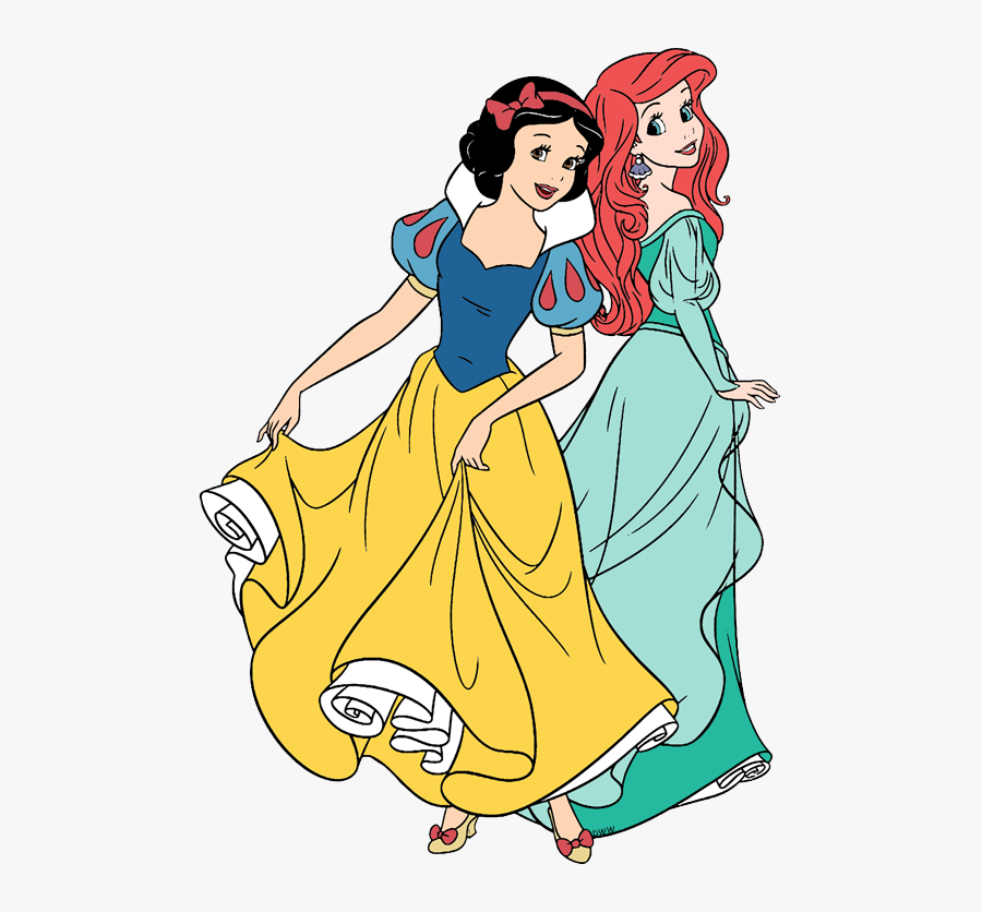 Belle Clipart White - Cinderella Snow White Disney Princess, Transparent Clipart