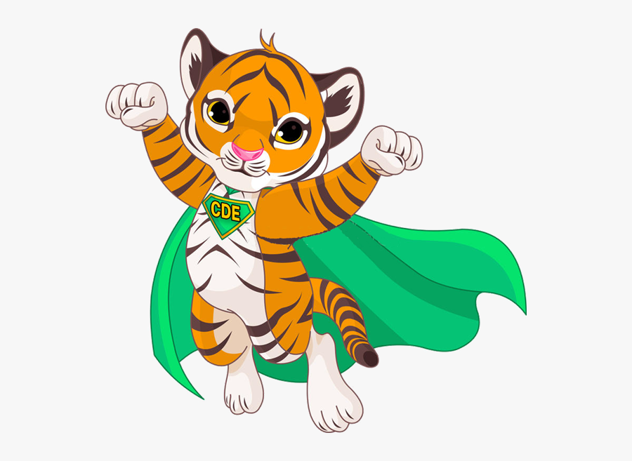 Cute Baby Tiger Cartoon Free Transparent Clipart Clipartkey