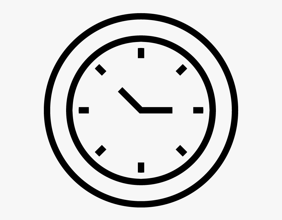 Clock Vector, Transparent Clipart