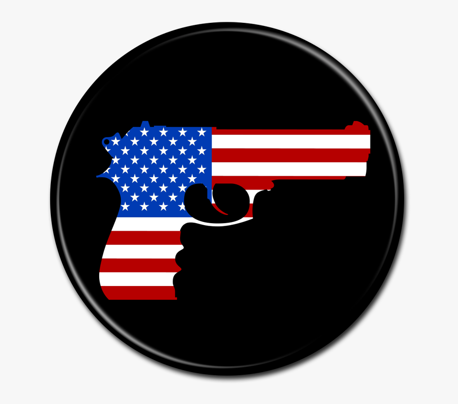 Flags Clipart Gun - Mexican American Png, Transparent Clipart
