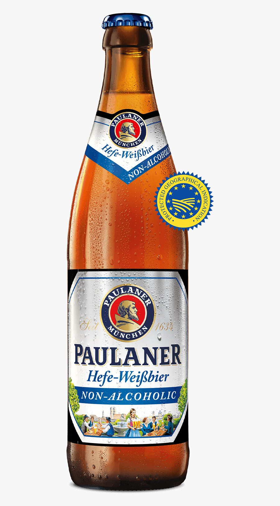 Hefe Weißbier Non Alcoholic - Paulaner Hefe Weissbier Non Alcoholic, Transparent Clipart