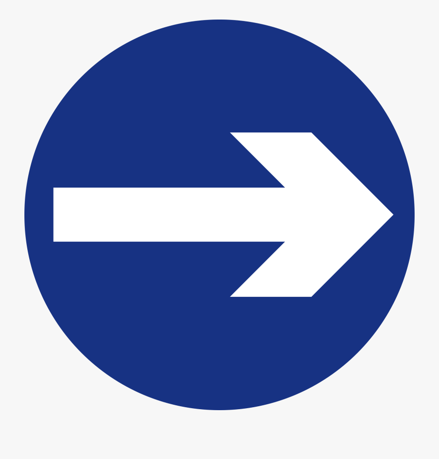 Right Turn Traffic Sign Clip Arts - Traffic Sign Right Turn, Transparent Clipart