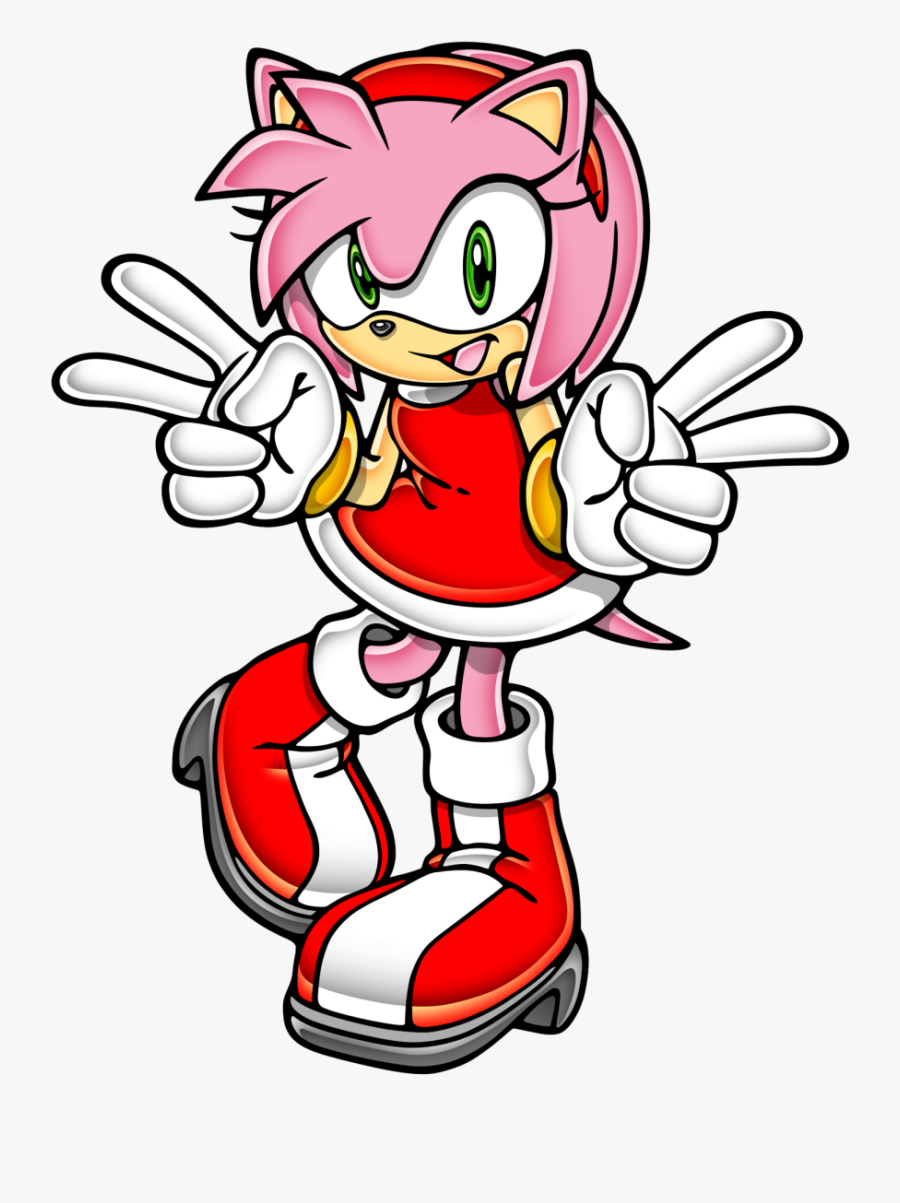 Most Broken Multiplayer Character In A Non-fighting - Amy Sonic Adventure Art, Transparent Clipart