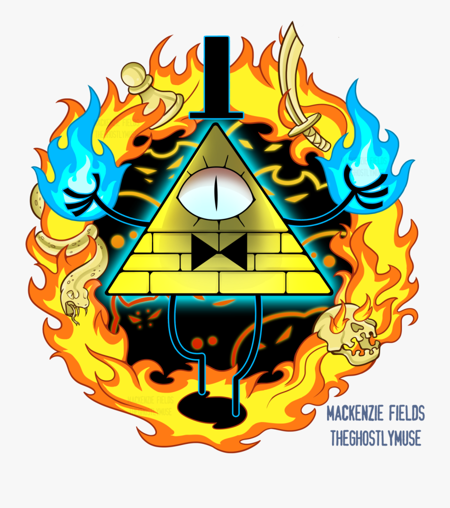 Here"s An Evil Asshole Cornchip Bill Cipher For Your - Bill Gravity Falls T Shirt, Transparent Clipart