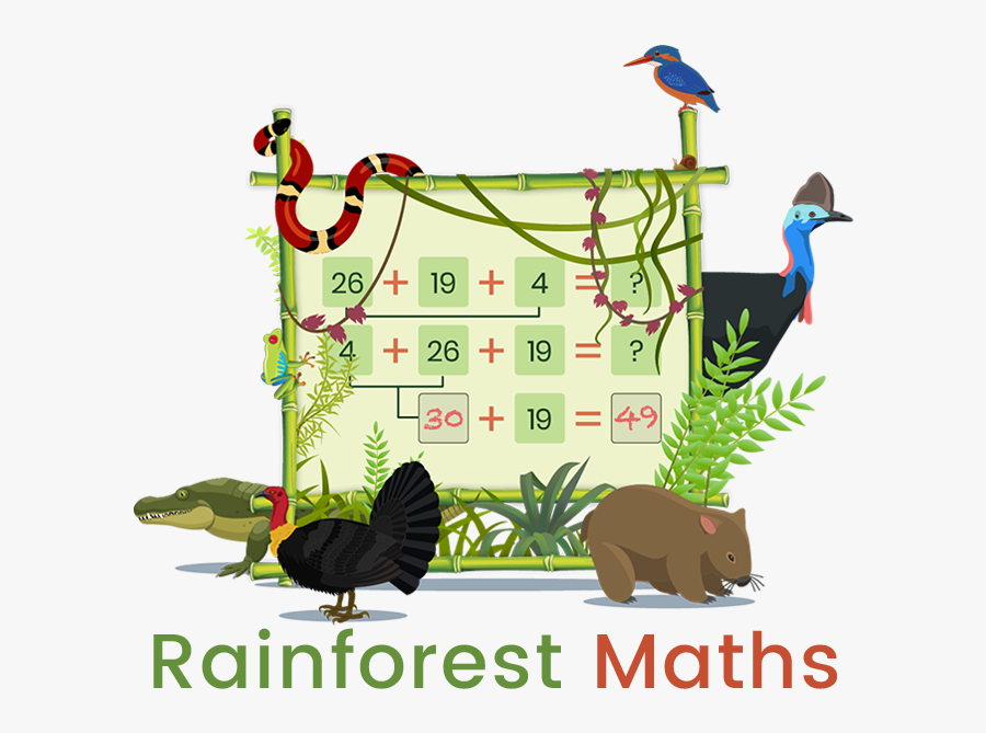Rainforest Maths Shapes, Transparent Clipart