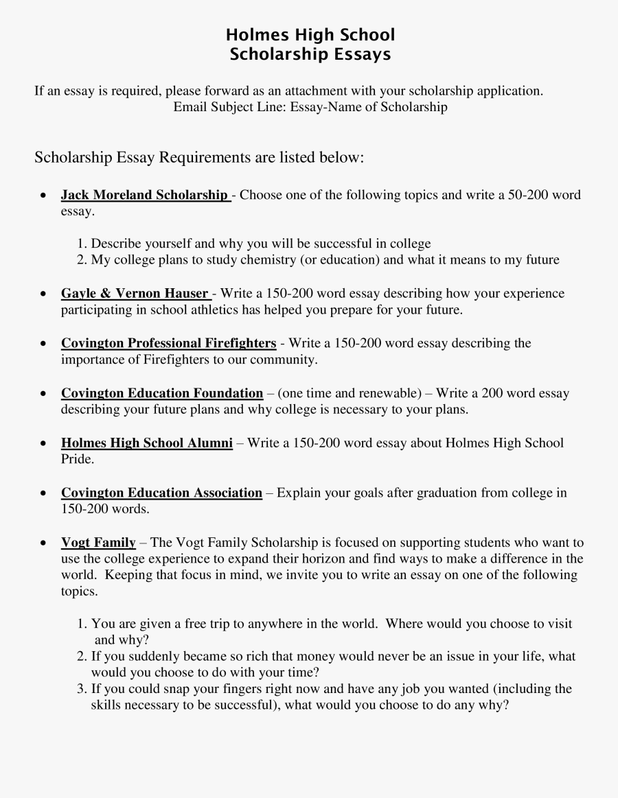 Transparent Essay Png - High School Scholarship Essay Examples, Transparent Clipart