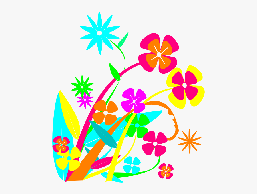 Flowers Clip Art At - Modern Flower Free Clip Art, Transparent Clipart