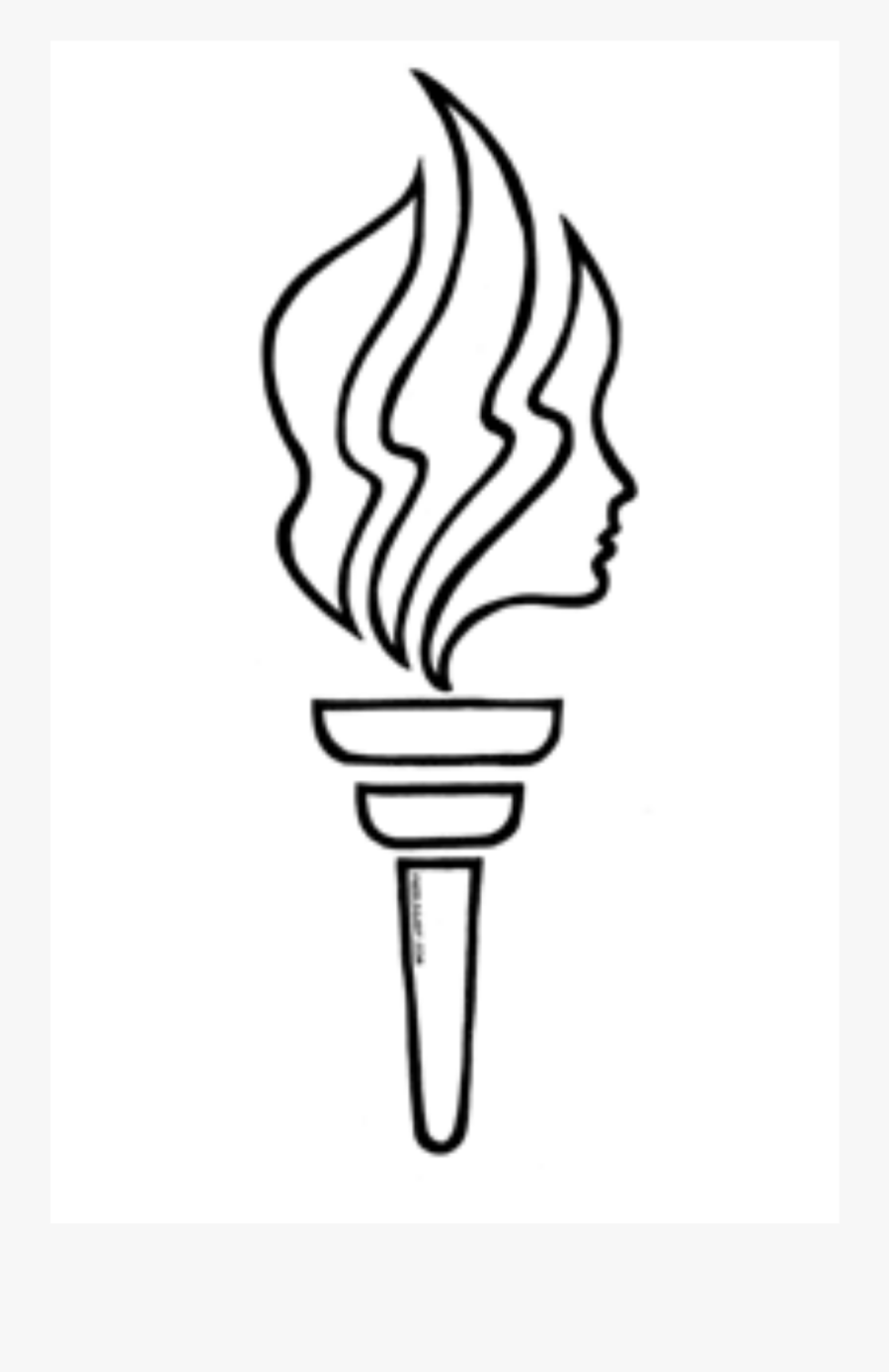 Lds Young Women Torch, Transparent Clipart