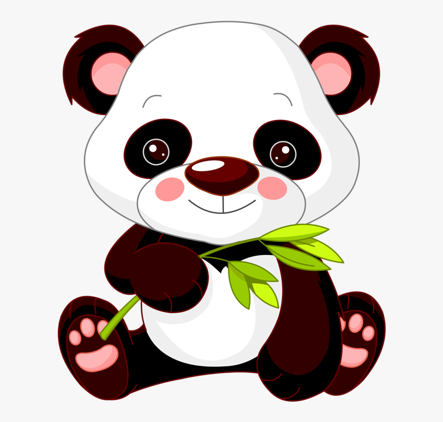 Panda Clipart Cute Baby Zoo Animal - Cute Panda Clipart, Transparent Clipart