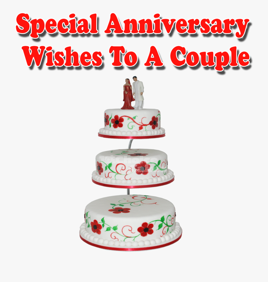 Special Anniversary Wishes To A Couple Png Background - Birthday Cake, Transparent Clipart