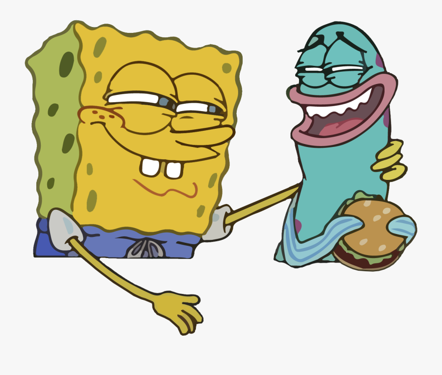 Cartoon,clip Food,pleased - Memes Bob Esponja Png, Transparent Clipart