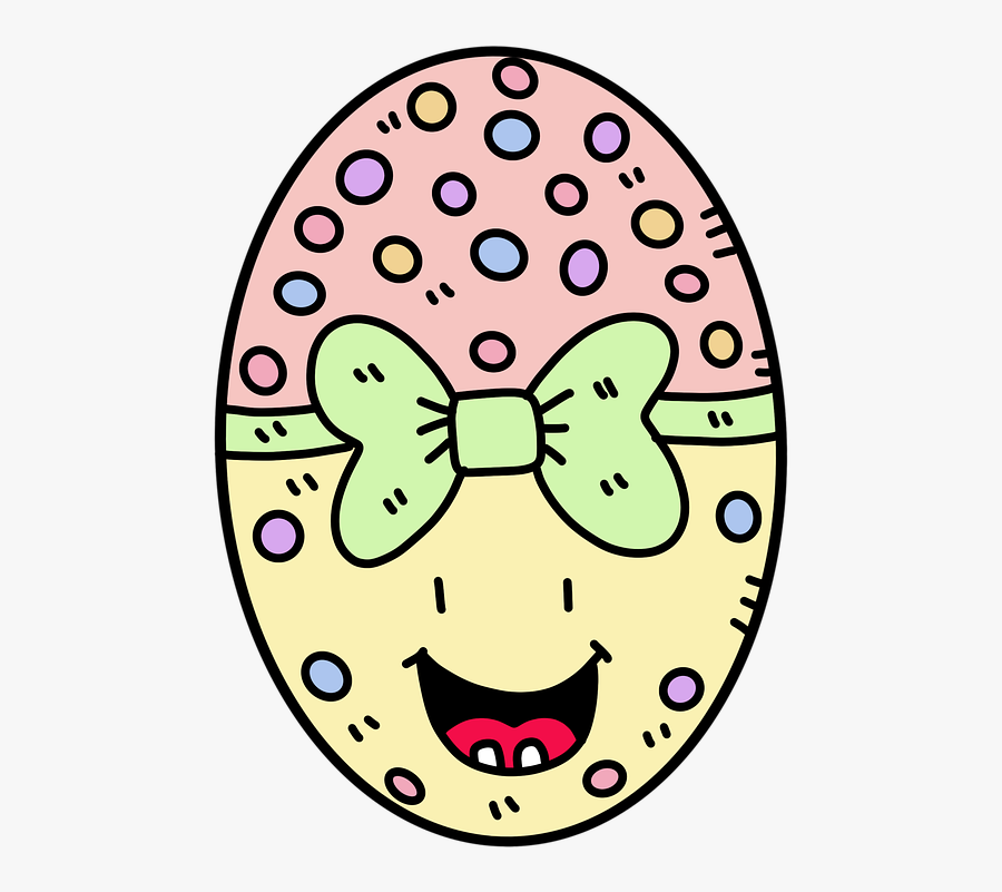 Easter Easter Egg Egg Cute Egg Spotty Dotty Egg - Ovo Bonito Da Pascoa, Transparent Clipart