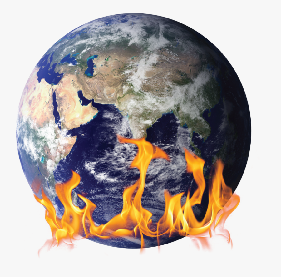 Transparent Earth On Fire Png - Planet Earth No Background, Transparent Clipart