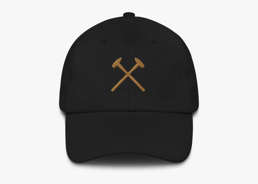 Crossed Hammers Dad Cap - Ice Cream Cone Dad Hat, Transparent Clipart