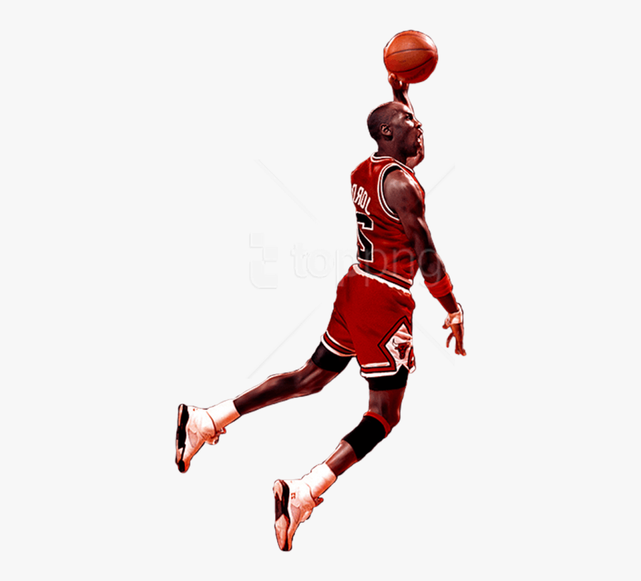 Basketball Player Dunking Png - Michael Jordan Png, Transparent Clipart