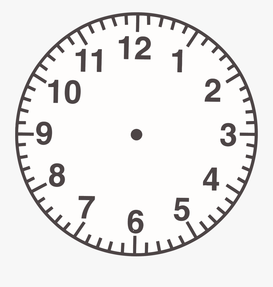 Clock With No Hands, Transparent Clipart