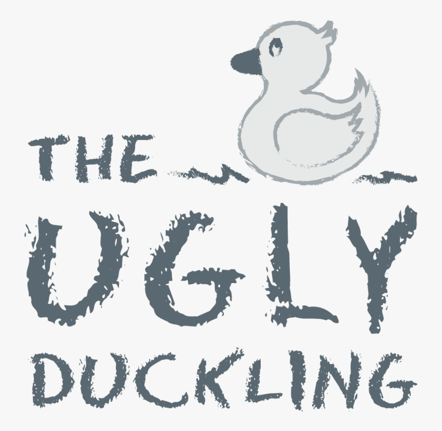 Transparent Duckling Png - Ugly Duckling Black And White, Transparent Clipart