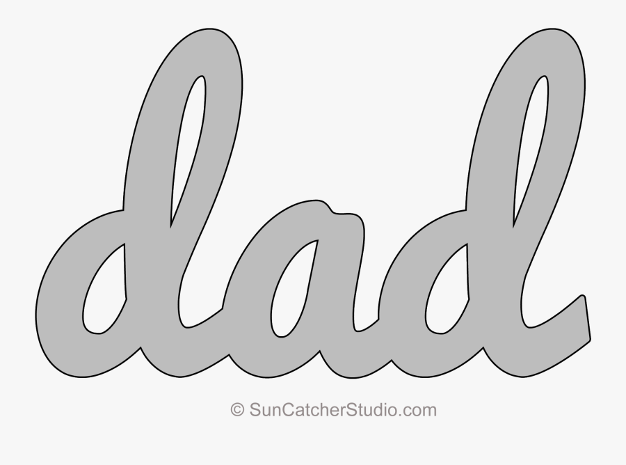 Word Dad Png, Transparent Clipart