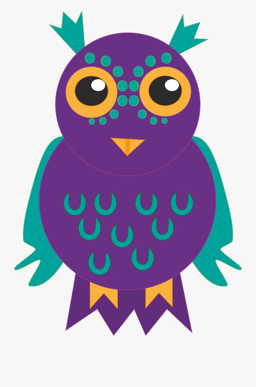 Owl Bird Purple Free Picture, Transparent Clipart