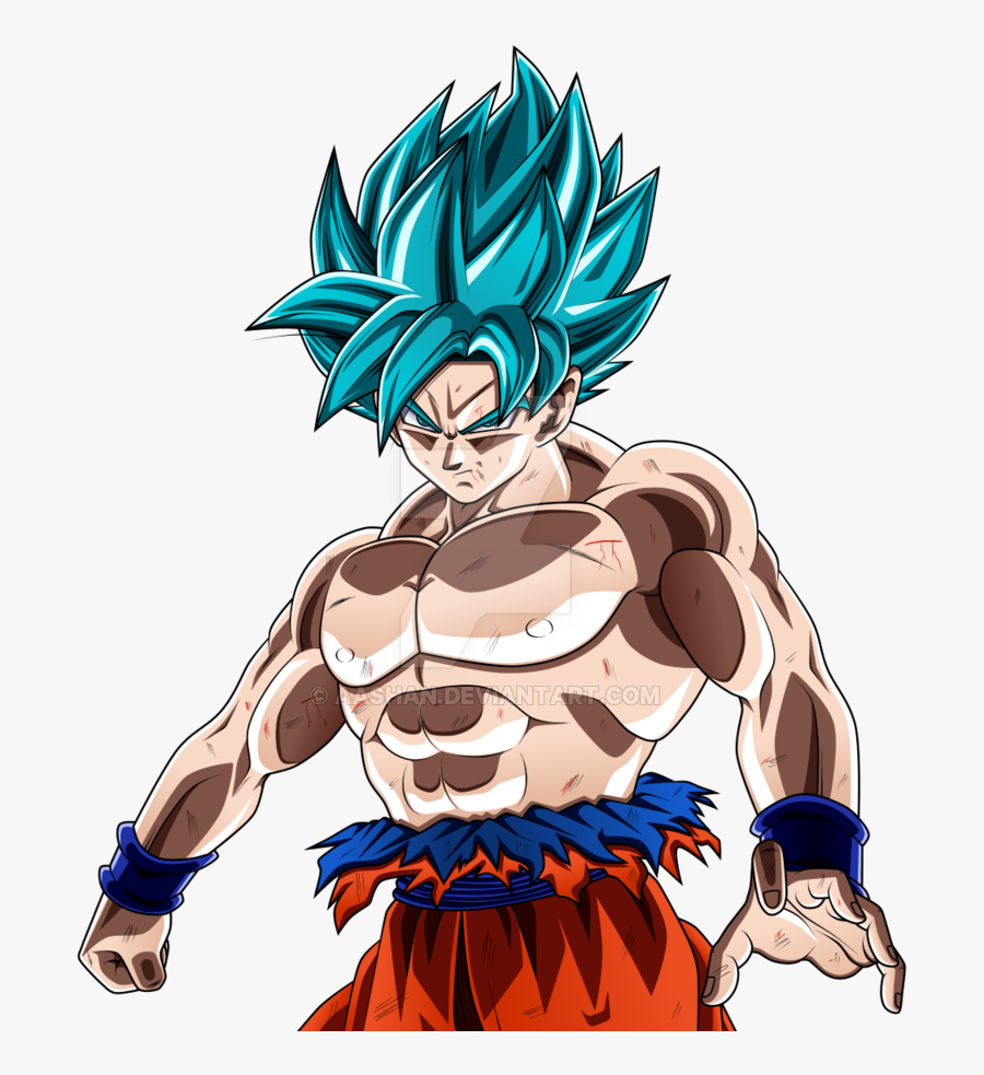 Goku Super Saiyan Blue Full Power Free Transparent Clipart Clipartkey