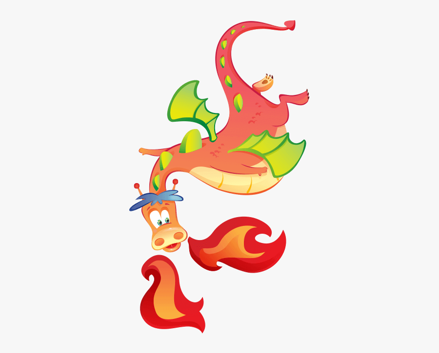 Wizards And Princesses Wall Decals For Kids, Dragon, Transparent Clipart