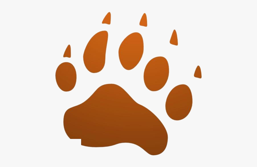 Transparent Bear Tracks Png Image - Transparent Bear Paw Print, Transparent Clipart