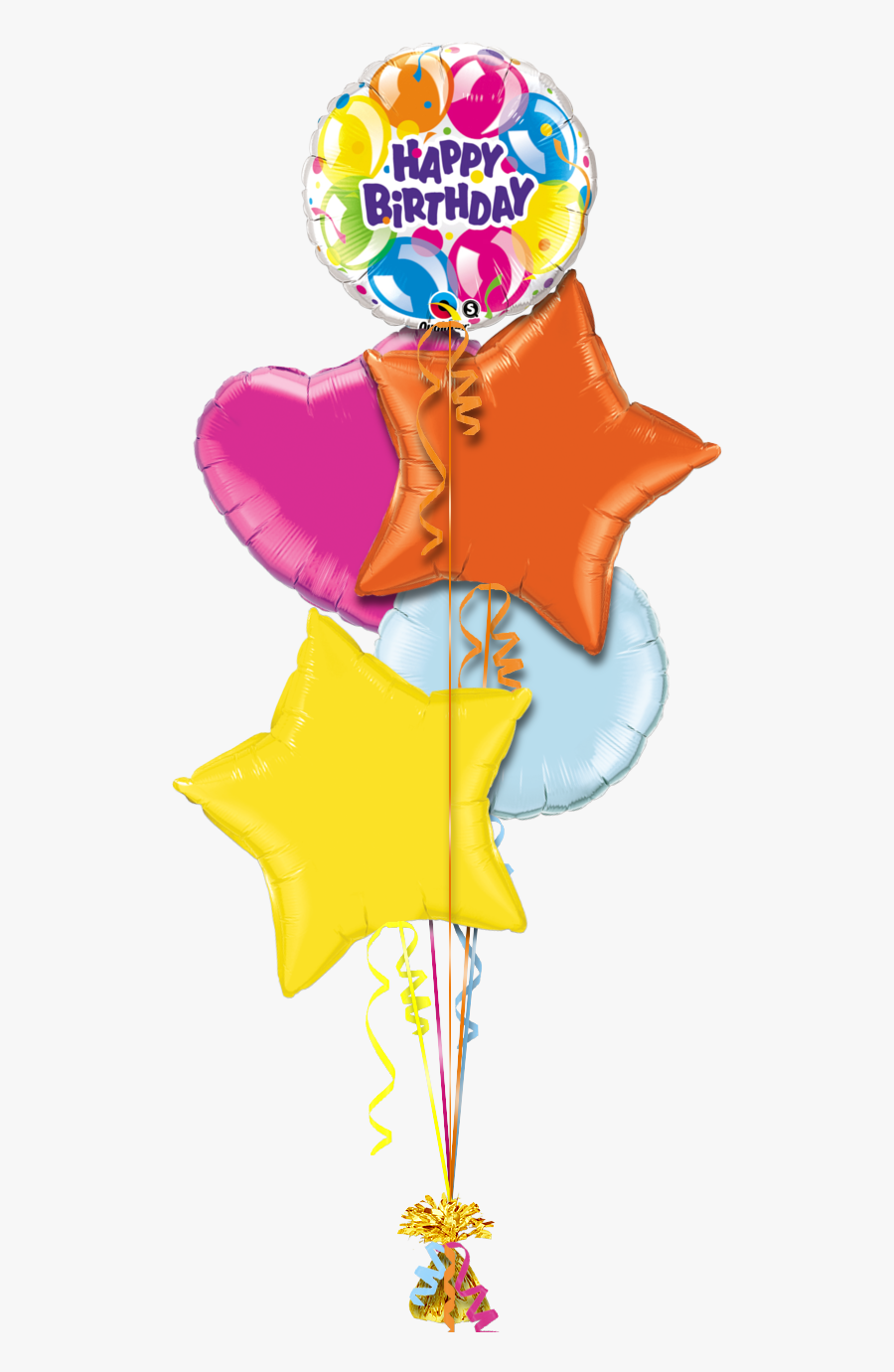 Sparkling Birthday Birthday Balloon, Transparent Clipart