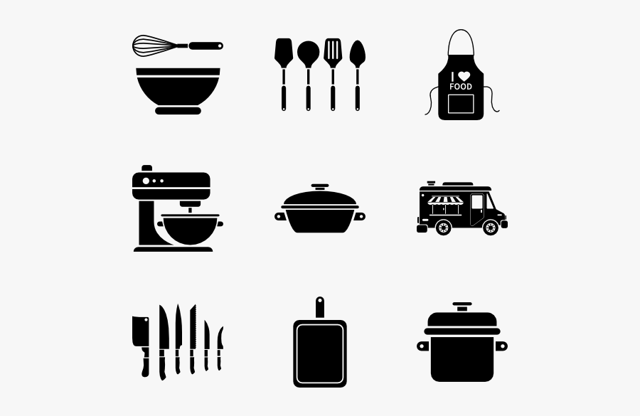 Utensils Icon Png, Transparent Clipart