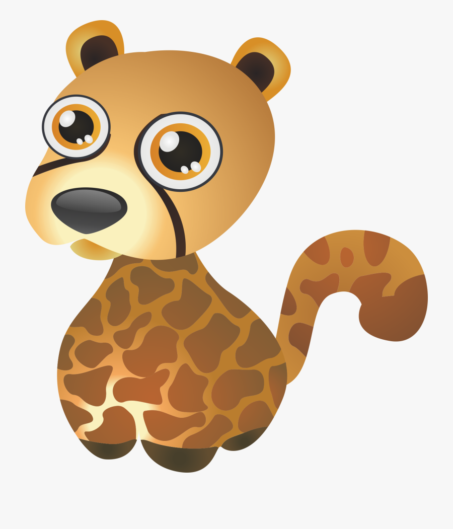 Leopard Cheetah Transprent Png - Cartoon Wild Animals, Transparent Clipart