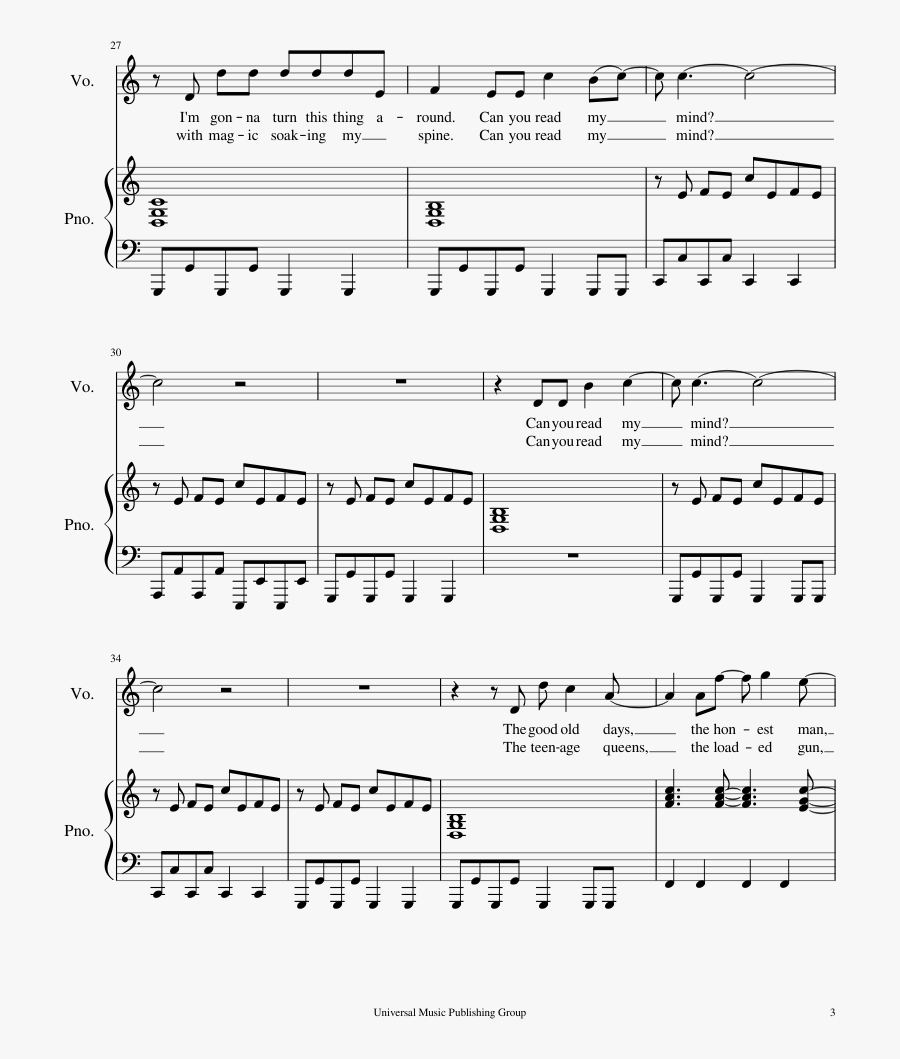 How To Read Piano Sheet Music - Oh Oh Oh What A Lovely War Sheet Music, Transparent Clipart