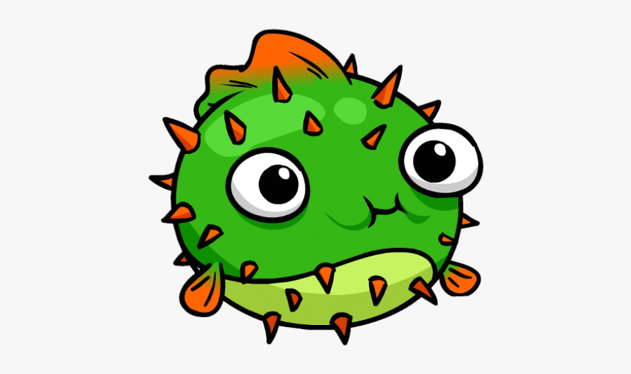 Cute Puffer Fish Clipart, Transparent Clipart