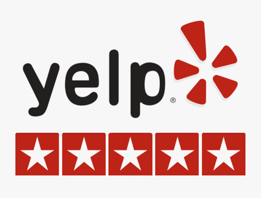 Yelp - Yelp Five Star Review, Transparent Clipart