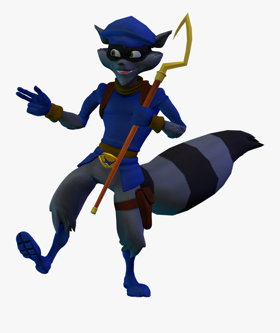 Sly Cooper Png - Playstation All Stars Renders, Transparent Clipart