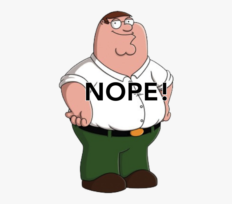 A Single Sentence Went Viral On Medium Time For An - Peter Griffin Family Guy, Transparent Clipart