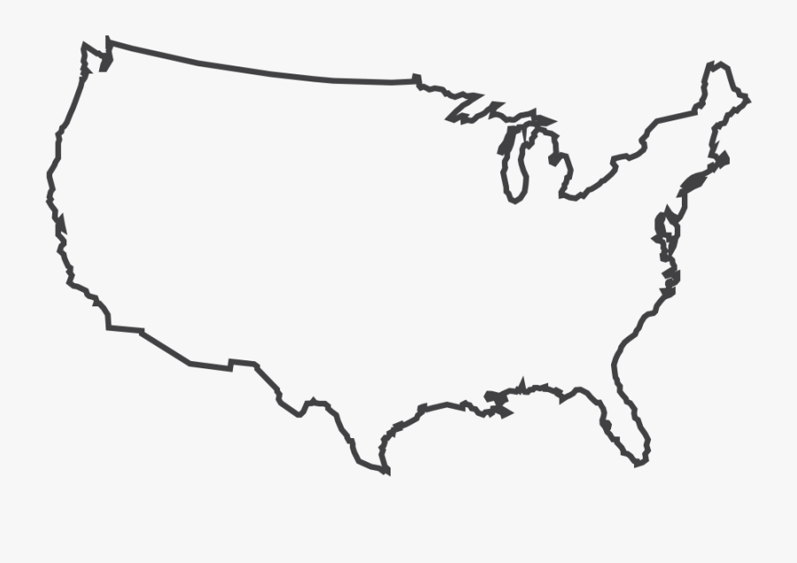 United States Map, Transparent Clipart