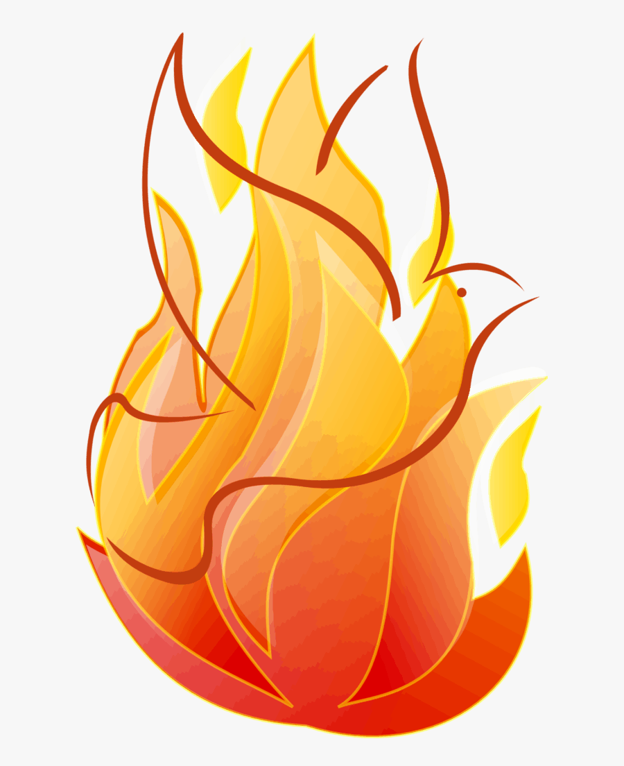 Dove Flying Out Of Flames - Animated Fire Image Transparent Background ...