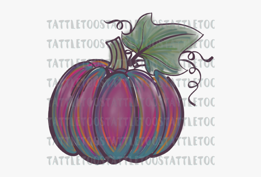 Watercolor Pumpkin Clipart, Transparent Clipart