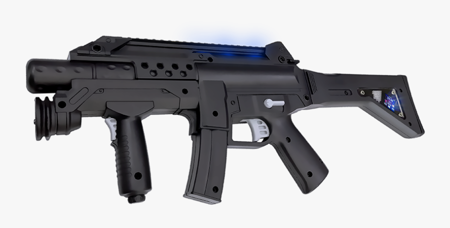 Lasertag Weapon - Assault Rifle, Transparent Clipart